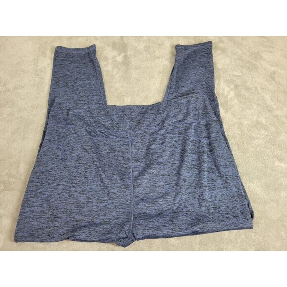 Cuddl Duds Women Pants XXL Crop Jogger Stretchy Activewear Blue Heather BLU186E - Picture 5 of 8